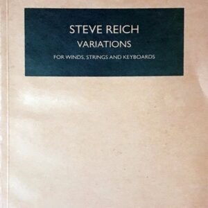 スティーヴ・ライヒ テヒリーム フルスコア Steve Reich Tehillim バレエ – 中古楽譜専門店プラスノート