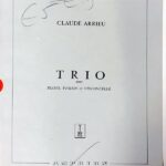クロード・アリュー ピアノ三重奏曲 Arrieu Trio pour piano,violon et violoncelle