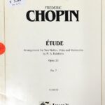 ショパン 練習曲 Op.25 No.7 弦楽四重奏 バラキレフ編曲 Chopin Etude 2 バイオリン ビオラ チェロ