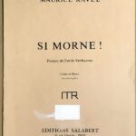 ラヴェル なんと打ち沈んだ！ (仏語、英語) Ravel Si Morne! 声楽 歌曲 ヴォーカル