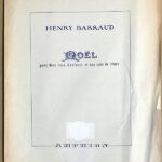 アンリ・バロー ノエル deux voix D'enfants et une voix tenor 声楽 歌曲 ヴォーカル