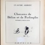 アリュー Chansons de Belise et de Perlimplin pour chant et piano (ou Guitere) claude arrieu 声楽 歌曲 ヴォーカル