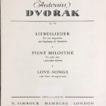 ドヴォルザーク 愛の歌 Op.83 (独語・英語・チェコ語) Dvorak Liebeslieder Love-song 声楽 歌曲 ヴォーカル