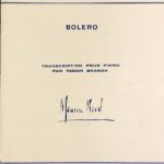 ラヴェル ボレロ ピアノ・ソロ Ravel Bolero transcription pour piano par roger branga