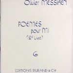 メシアン ミのための詩 第2巻 (ソプラノ) (仏語) Messiaen Poemes pour Mi Vol.2 声楽 歌曲 ヴォーカル