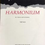 アダムズ ハルモニウム 指揮者用大型スコア John Adams Harmonium for chorus and orchestra