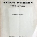 ウェーベルン 4つの小品 Op.7 Webern 4 Stucke Op.7 声楽 歌曲 ヴォーカル