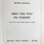 松平頼則 12のやさしいピアノ曲（日本民謡のスタイルによる） Yoritune Matsudaira Dodici pezzi facili per pianoforte