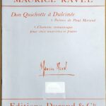 ラヴェル 「ドゥルシネア姫に思いを寄せるドン・キホーテ」より ロマネスクな歌 (バリトン) Ravel Chanson Romanesque 声楽
