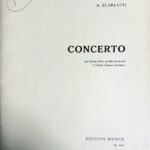 A.スカルラッティ 協奏曲 イ短調 A.Scarlatti Concerto a-moll アルトリコーダー独奏、ヴァイオリン2部、通奏低音