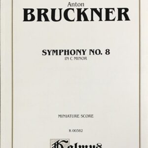 ブルックナー 交響曲 第8番 ハ短調 スタディ・スコア Bruckner Symphony No.8 in C minor