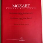 モーツァルト 弦楽四重奏曲集 第1巻: KV 80, KV 155-157 Mozart Streich-Quartette Heft 1: KV 80, 155-157 原典版