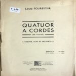 ルイ・フレスティエ 弦楽四重奏曲 louis fourestier Quatuor ? cordes (de Venise)