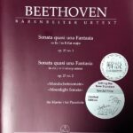 ベートーヴェン ピアノ・ソナタ 第13番 変ホ長調 Op.27/1,第14番 嬰ハ短調 Op.27/2 「月光」/原典版/デル・マー編 beethoven