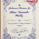 J.シュトラウス二世 ワルツ「美しく青きドナウ」 弦楽四重奏用編曲 J.strauss jr. Blue Danube Waltz (2Vl,Va,Vc/Kb)