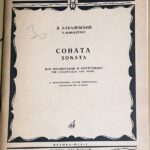 カバレフスキー チェロ・ソナタ　変ロ長調 Op.71 Kabalevsky Sonata in Bb op. 71 チェロとピアノ