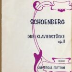シェーンベルク 組曲 3つの小品 Op.11 Schoenberg 3 Klavierstucke Op.11 ピアノ・ソロ