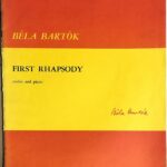 バルトーク バイオリンと管弦楽のための狂詩曲 第1番 Bartok First Rhapsody バイオリンとピアノ