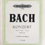 J.S.バッハ 2本のバイオリンと管弦楽のための協奏曲 ニ短調 BWV 1043/オイストラフ編 Bach Konzert d moll ピアノ伴奏