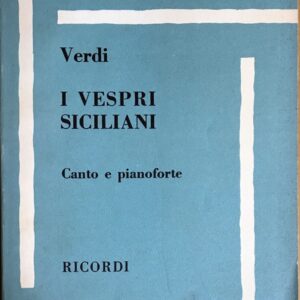 ヴェルディ オペラ「運命の力」(伊語)(紙装) Verdi La Forza Del Destino ヴォーカル・スコア – 中古楽譜専門店プラスノート