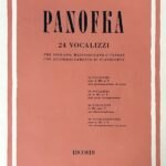 パノフカ 24のヴォカリーズ Op.81（ソプラノ、メゾ・ソプラノ、テノール用） Panofka 24 vocalizzi ヴォーカル教本