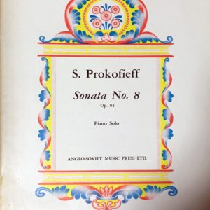 プロコフィエフ ピアノ・ソナタ 第8番 Op.84 Prolofieff Sonata No.8 Op.84 Pino solo