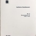 シュトックハウゼン Klavierstucke 1-4, Werk Nr.2 Stockhausen ピアノ・ソロ
