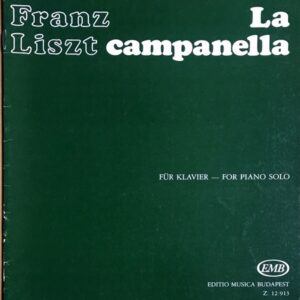 リスト パガニーニの主題による超絶技巧練習曲より ラ・カンパネラ(鐘) Liszt La campanella ピアノ・ソロ
