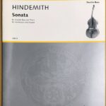 ヒンデミット コントラバス・ソナタ Hindemith Sonata for double bass and piano
