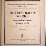 バッハ オブリガート楽器付 ソプラノとアルトの二重唱選集 第2巻 Bach Ausgewahlte Duette(S,A) Heft 2 声楽 歌曲