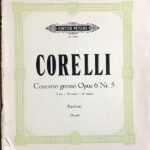 コレッリ コンチェルト・グロッソ変ロ長調 op. 6/5 Corelli Concerto grosso op. 6/5 in Bb