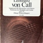カル 変奏曲 Op.25（マンドリン＆ギター） Call Variationen Op.25 Mandolin and Guitar