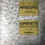 クラリネットのためのオーケストラスタディ集 orchester probespiel