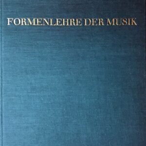 Formenlehre der Musik ハードカバー 布装丁