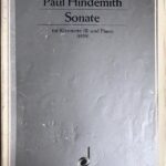 ヒンデミット クラリネット・ソナタ Hindemith Sonate fur Klarinette und piano
