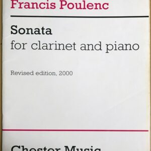 プーランク クラリネット・ソナタ Poulenc Sonata for clarinet and Piano