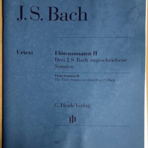 バッハ フルート・ソナタ集 第2巻 BWV 1033, 1031, 1020 Bach Flute sonatas 2