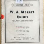 モーツァルト ピアノ四重奏曲 第2番 変ホ長調 K. 493 Mozart Quatuors (ヴァイオリン/ヴィオラ/チェロ/ピアノ)