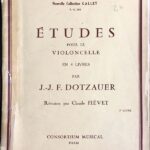 ドッツァウアー チェロ練習曲集 第2巻 (35-62) DOTZAUER Etudes pour le violoncelle