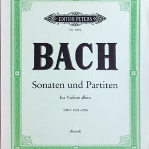 バッハ 無伴奏バイオリンのためのソナタとパルティータ BWV 1001-1006 Bach Sonaten und Partiten fur violine allein