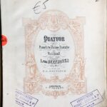 ベートーヴェン ピアノ四重奏曲 変ホ長調 Op.16 Beethoven Klavier-Quartett Es-dur Op.16 バイオリン,ビオラ,チェロ,ピアノ