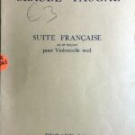 クロード・パスカル フランス組曲 (チェロ・ソロ) Claude Pascal Suite Francaise pour Violoncelle seul
