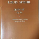 シュポーア 五重奏曲 ハ短調 Op.52 (木管四重奏+ピアノ） Spohr Quintet in C minor Op. 52 (Fl,Cl,Basoon & Horn)