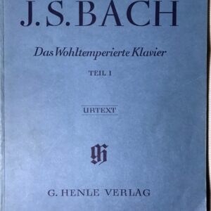 バッハ 平均律クラヴィーア曲集 第1巻 BWV 846-869/原典版 BACH Wohltemperierte Klavier ピアノ・ソロ