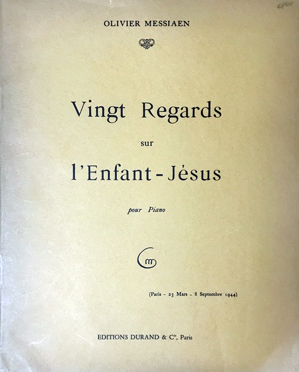 メシアン 幼子イエスに注ぐ20のまなざし 輸入楽譜 Messiaen Vingt