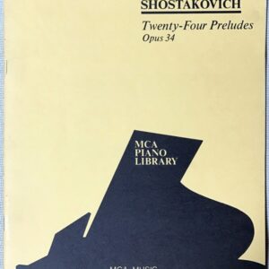 ショスタコーヴィチ 24の前奏曲 op.34 Shostakovich 24 Preludes Op. 34 ピアノ・ソロ