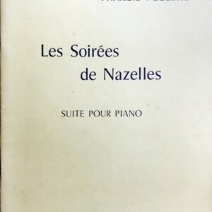 プーランク ナゼルの夜会 (ピアノ・ソロ) Poulenc Les Soirees de Nazelles Suite pour piano