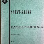サン・サーンス ピアノ協奏曲 第5番 ヘ長調 Op.103 (指揮者用大型スコア) SAINT-SAENS Piano Concerto No.5 Op.103
