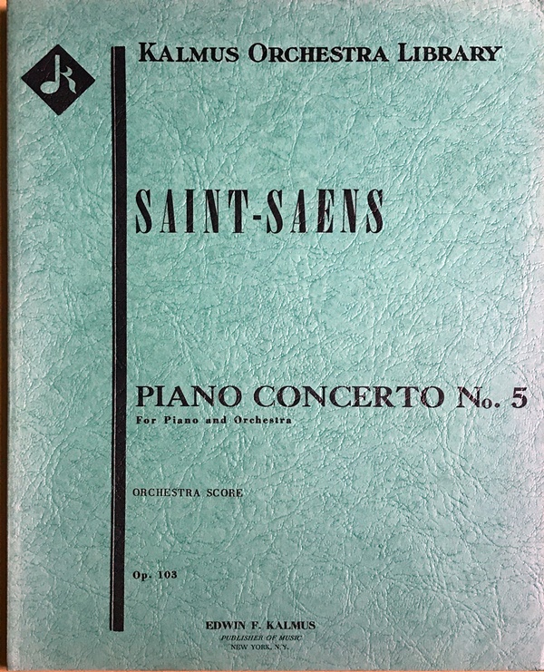 サン・サーンス ピアノ協奏曲 第5番 ヘ長調 Op.103 (指揮者用大型