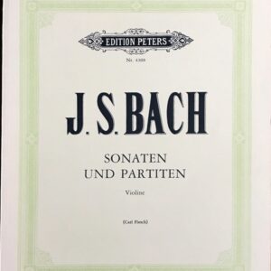 バッハ 無伴奏バイオリンのためのソナタとパルティータ BWV 1001-1006 フレッシュ編 Bach Sonaten und Partiten